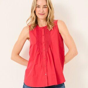 NWOT Fatface Rust Red Longline Top / US8 UK12